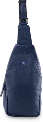 Perf Blue Messenger Bag Adjustable Sling Bag | Unisex Crossbody Travel & Office Messenger Bag