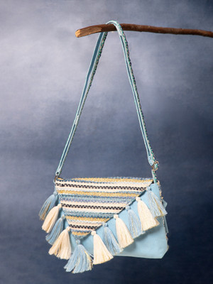 Anekaant Blue Sling Bag Geomat