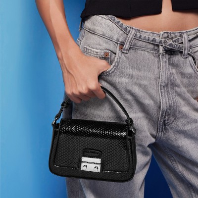 Miraggio Black Sling Bag Molly Micro Bag