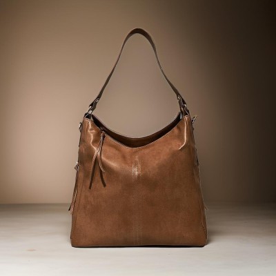 IMARS Brown Shoulder Bag Brown Vegan Leather Shoulder Bag for Women & Girls