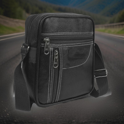 JairaJ Black Sling Bag Men Sling Bag extra large