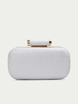 CODE Casual White  Clutch