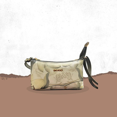 SKYKIQ Multicolor Sling Bag Flower Embossed Sling Bag