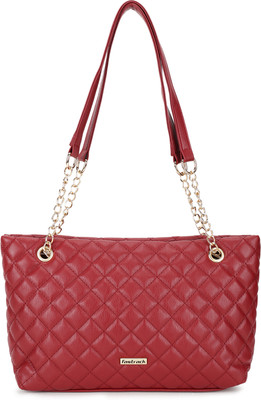 Fastrack Maroon Tote Quilted