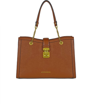 ACCESSORIZE LONDON Women Brown Tote