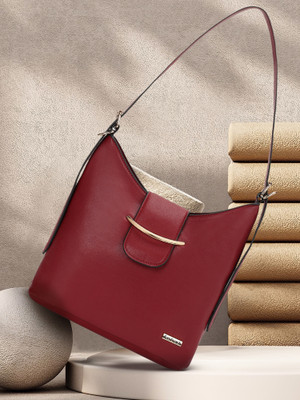 Fastrack Maroon Sling Bag Solid