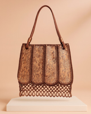 Stylevo Enterprises Brown Shoulder Bag Brown Elegance Tote-1