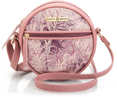 house of common Pink Shoulder Bag Round Sling bag