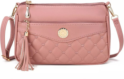 SHAMRIZ Pink Sling Bag & Purse|Stylish Crossbody,Shoulder, SlingBag for Women & Girls|Trendy & Spacious