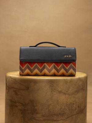 ZOUK Orange Clutch Rhea Kapoor Clutch - Tidal Wave
