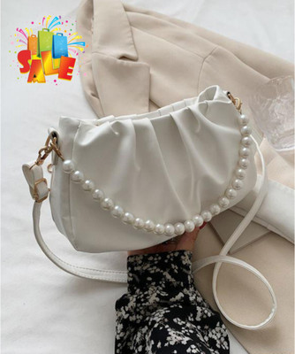 Cleto Black Sling Bag BALLL WHT_13