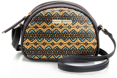house of common Black Shoulder Bag Stylish Box Sling Bag | Side Purse| Cross Body Sling Box Bags -EthnicTraditional