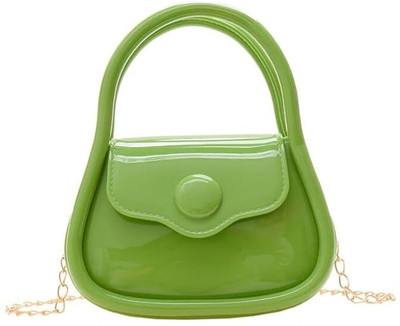 HASHFLOW Green Sling Bag Jelly Mini Purse For Women | Mini Sling Bag & Clutch
