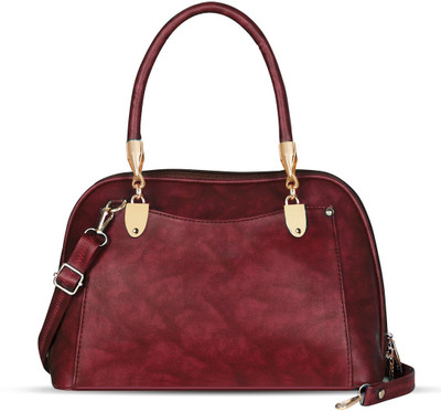 KAVRIXA Maroon Sling Bag Wine Gorgeous Faux Leather Handbag For Women And Girls KX- HB06