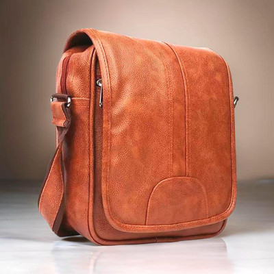 house of common Tan Sling Bag Men Sling Bag extra large side bag for men