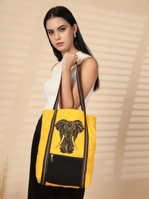 ENSAC Yellow Tote JHOLA-01-BAG