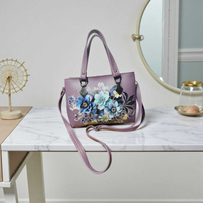 MSCOLLECTIONS Purple Hobo MS Fashionable Party And Office Wear Sling Bag For Womens And Girls (Pack Of 1)