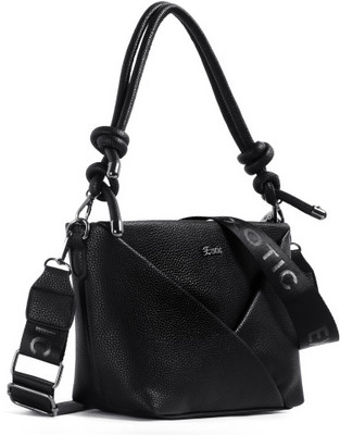Exotic Black Sling Bag Unique Shep Texture Design Sling Bag