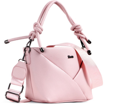 Exotic Pink Sling Bag Unique Shep Texture Design Sling Bag
