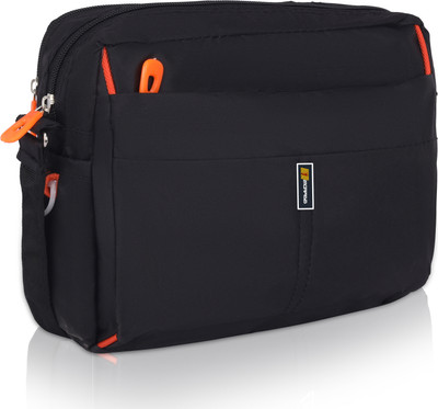 SJ Enterprises Black Sling Bag Stylish Cross Body Sling bag for Office, Cash, Business Collection, Travelling