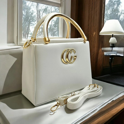 Skorpio White Sling Bag Classy Stylish Sling Bag With long adjustable straps