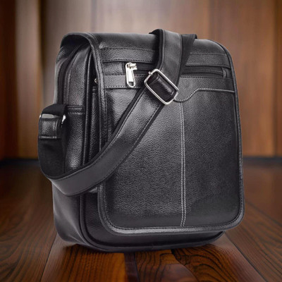 Shivra Black Sling Bag Men Sling Bag side bag for men(S-11*11)