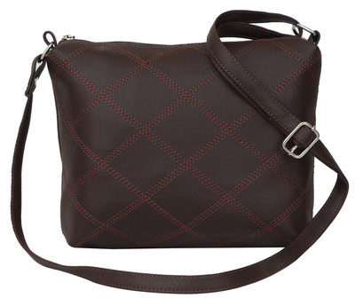 HIGHFI Brown Sling Bag Sling Bag For Girls & Women