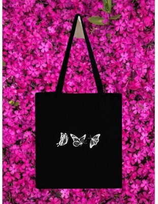 THE SACK CO Black Tote Exclusive Design Black Tote Bag