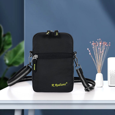 R RADIANT BAG Black Sling Bag Stylish Cross Body Sling bag for Office, Cash, Business Collection, Travelling