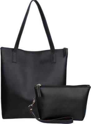 Alue Black Tote Handbag combo 0f 2