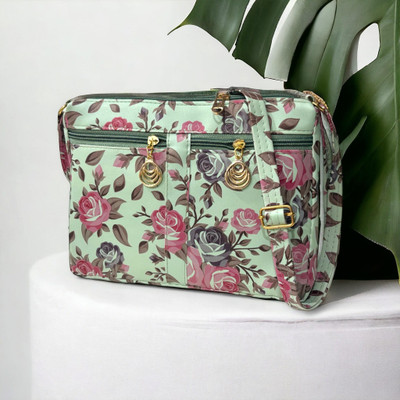 mas navi Green Sling Bag Trendy|Classic|Party Sling Bag for Womens, Made With Best Quality