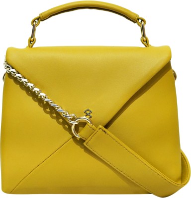 HORRA Yellow Sling Bag CASUAL SLING BAG WITH NON DETACHABLE STRAP