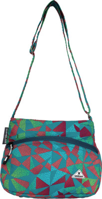 addixon Multicolor, Green Sling Bag Sling Bag with Adjustable Strap and Compact Design for Everyday Use