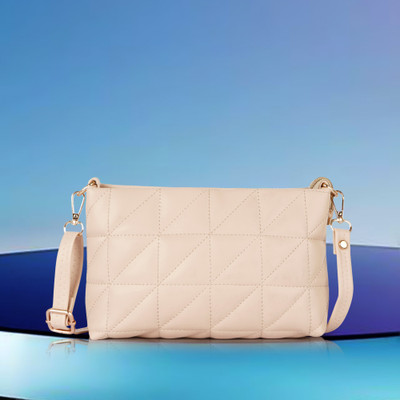 YOYOWING Beige Sling Bag YOYO-WOMEN-SLING BAG-320-BEIGE