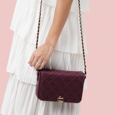 LAVIE Maroon Sling Bag Star Caro