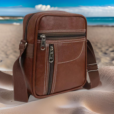 JairaJ Brown Sling Bag Men Sling Bag extra large