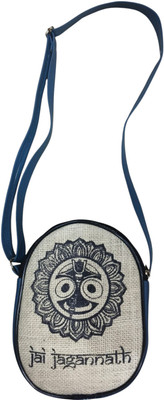 Puri Handicraft Blue Sling Bag Handbag003