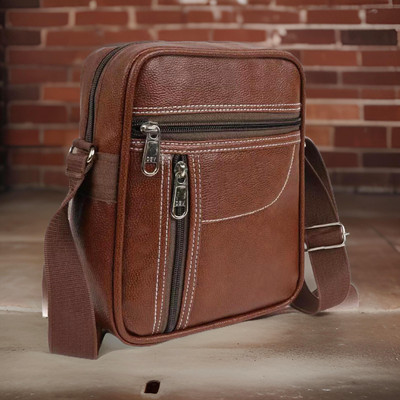JairaJ Brown Sling Bag Men Sling Bag extra large