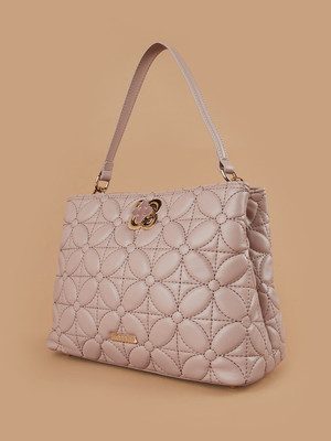 CODE by Lifestyle Pink Shoulder Bag Quilted Shoulder Bag