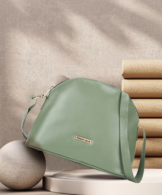 Fastrack Green Sling Bag Solid