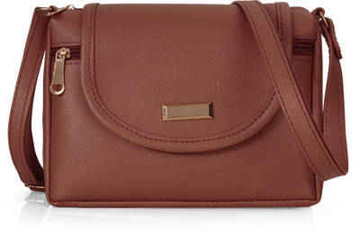 BAGIN ENTERPRISE Brown Sling Bag Women’s Stylish Crossbody Sling Bag