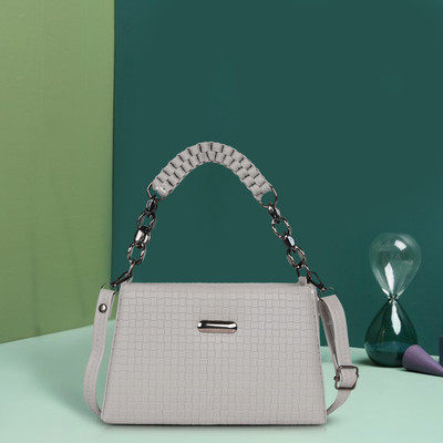 SPOTIC Grey Sling Bag Stylish Chain Classy Design Shoulder Crossbody Sling Bag For Women