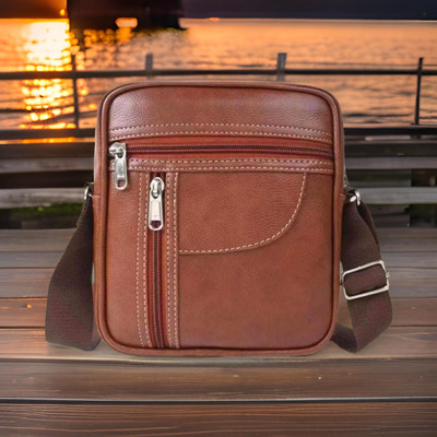 JairaJ Tan Sling Bag Men Sling Bag extra large