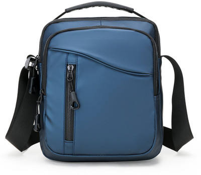 CarryTrip Blue Sling Bag Men Sling Bag With 1 Large Compartment And 1 Small Compartment 2 Pocket Fabric