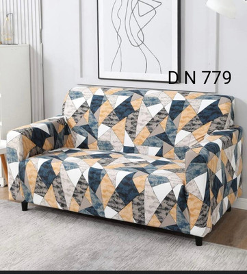 GURU KIRPA TEXTILE Polycotton 3 Seater Sofa Checkered Cover(Pack of 1 Multi colour)