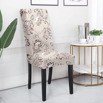 QUIRKYHUB Polycotton Abstract 1 Seater Chair Cover(Multicolor Pack of 2)