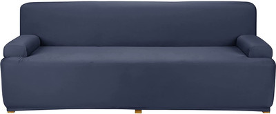 Dakshya Industries Polycotton Plain 3 Seater Sofa Cover(Grey Pack of 1)