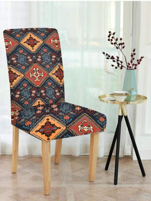 A CUBE LUXURY SOLUTIONS Polyester Floral 1 Seater Chair Cover(Multicolor Pack of 6)