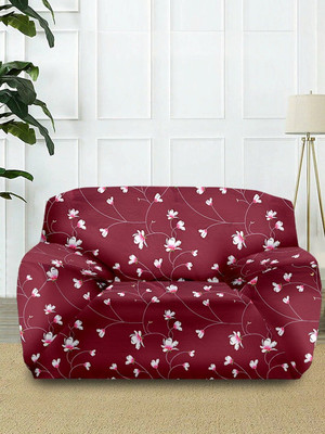 Cortina Polyester 1 Seater Sofa Floral Cover(Pack of 1 Multicolor)