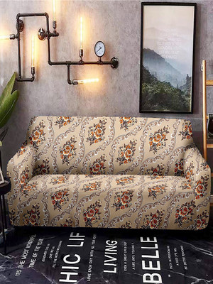 Flipkart SmartBuy Polyester Damask 2 Seater Sofa Cover(Multicolor Pack of 1)